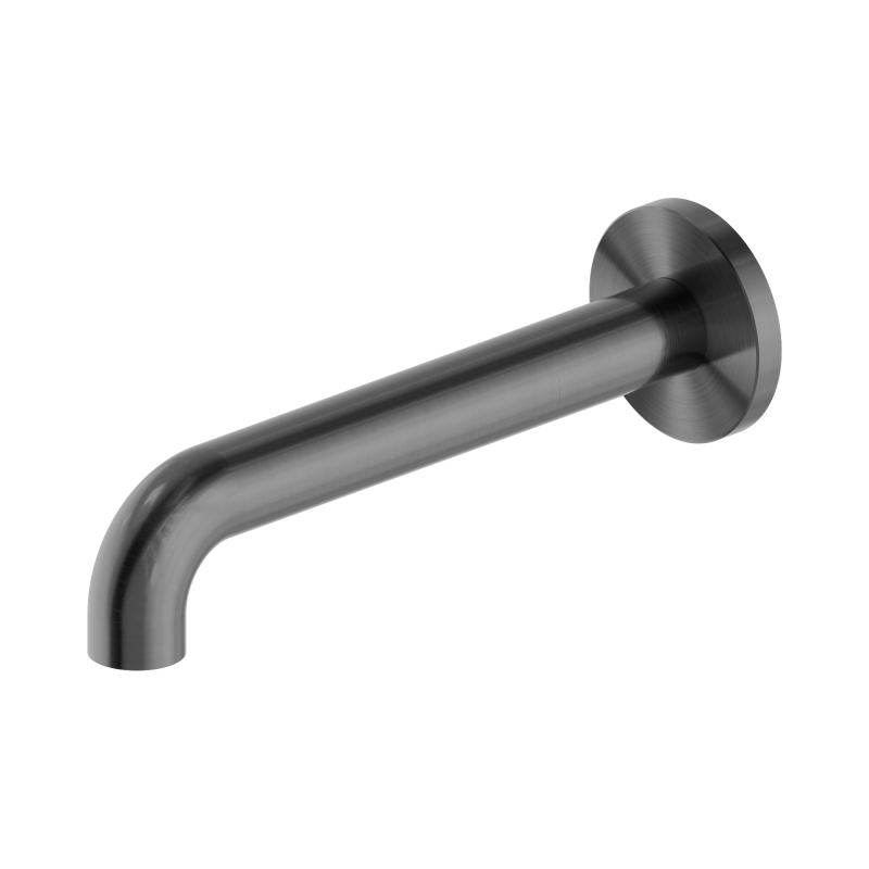 NERO MECCA BASIN/BATH SPOUT ONLY 185MM GRAPHITE NERO MECCA BASIN/BATH SPOUT ONLY 185MM GRAPHITE