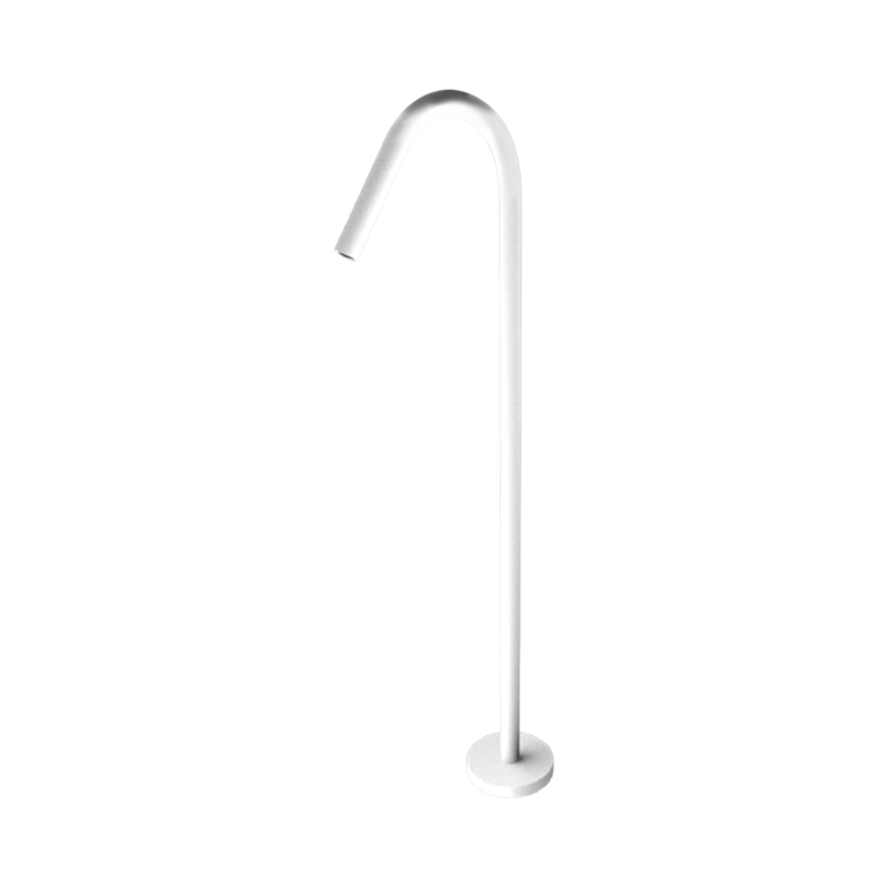 NERO MECCA FREESTANDING BATH SPOUT ONLY MATTE WHITE NERO MECCA FREESTANDING BATH SPOUT ONLY MATTE WHITE