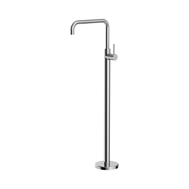 NERO MECCA FREESTANDING BATH MIXER SQUARE SHAPE CHROME NERO MECCA FREESTANDING BATH MIXER SQUARE SHAPE CHROME