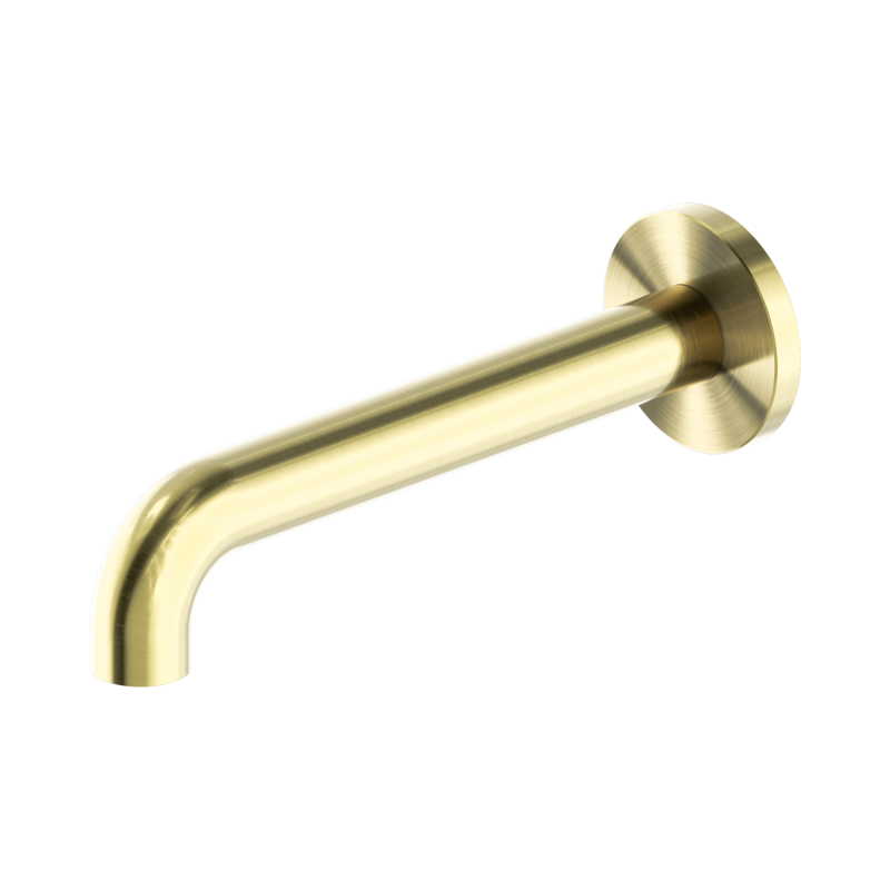 NERO MECCA BASIN/BATH SPOUT ONLY 185MM BRUSHED GOLD NERO MECCA BASIN/BATH SPOUT ONLY 185MM BRUSHED GOLD
