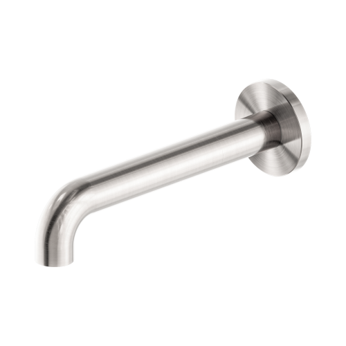 NERO MECCA BASIN/BATH SPOUT ONLY 185MM BRUSHED NICKEL