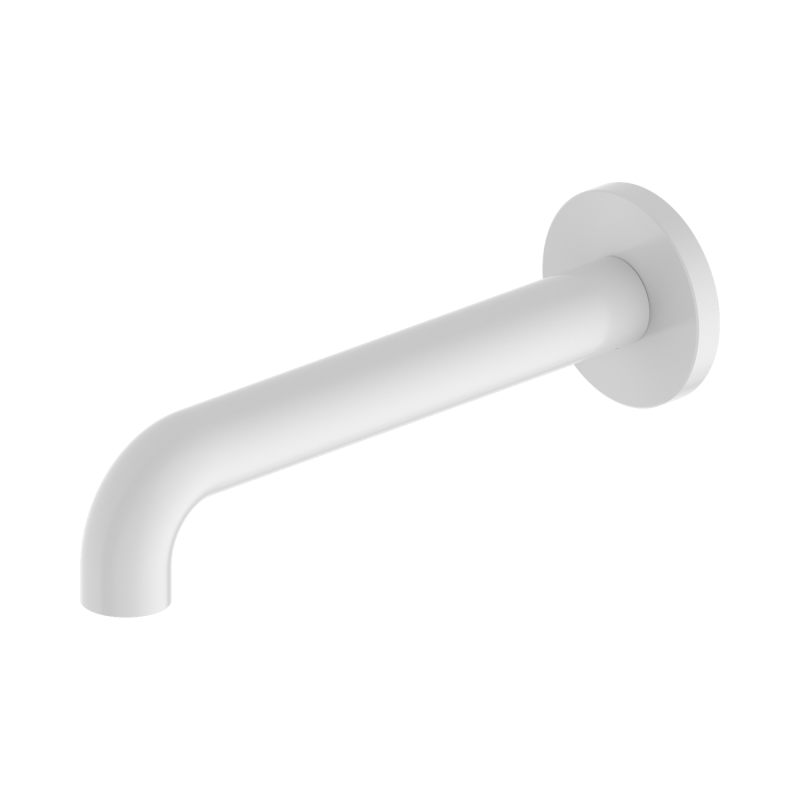 NERO MECCA BASIN/BATH SPOUT ONLY 185MM MATTE WHITE NERO MECCA BASIN/BATH SPOUT ONLY 185MM MATTE WHITE