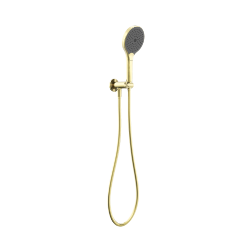 NERO MECCA SHOWER ON BRACKET WITH AIR SHOWER II BRUSHED GOLD