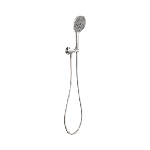 NERO MECCA SHOWER ON BRACKET WITH AIR SHOWER II BRUSHED NICKEL