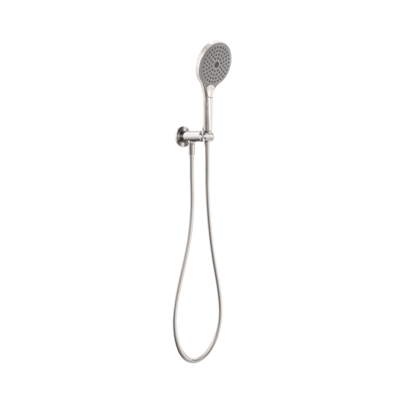 NERO MECCA SHOWER ON BRACKET WITH AIR SHOWER II BRUSHED NICKEL NERO MECCA SHOWER ON BRACKET WITH AIR SHOWER II BRUSHED NICKEL