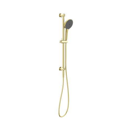 NERO MECCA SHOWER RAIL WITH AIR SHOWER II BRUSHED GOLD
