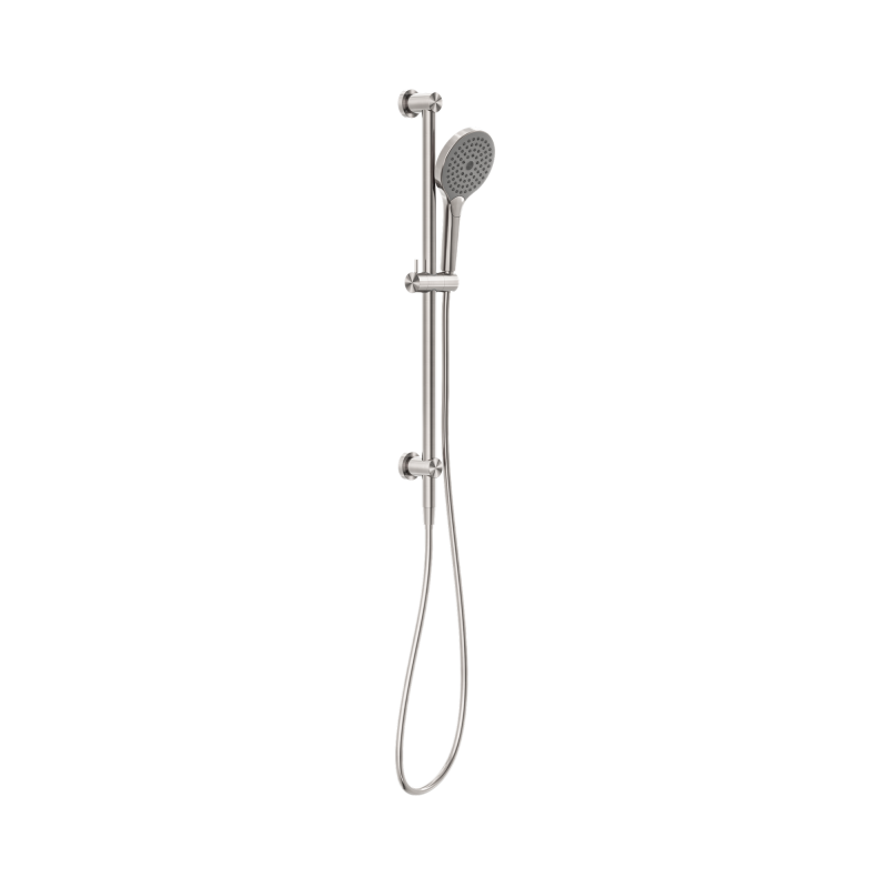 NERO MECCA SHOWER RAIL WITH AIR SHOWER II BRUSHED NICKEL NERO MECCA SHOWER RAIL WITH AIR SHOWER II BRUSHED NICKEL
