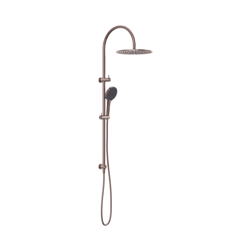 NERO MECCA TWIN SHOWER WITH AIR SHOWER II BRUSHED BRONZE NERO MECCA TWIN SHOWER WITH AIR SHOWER II BRUSHED BRONZE