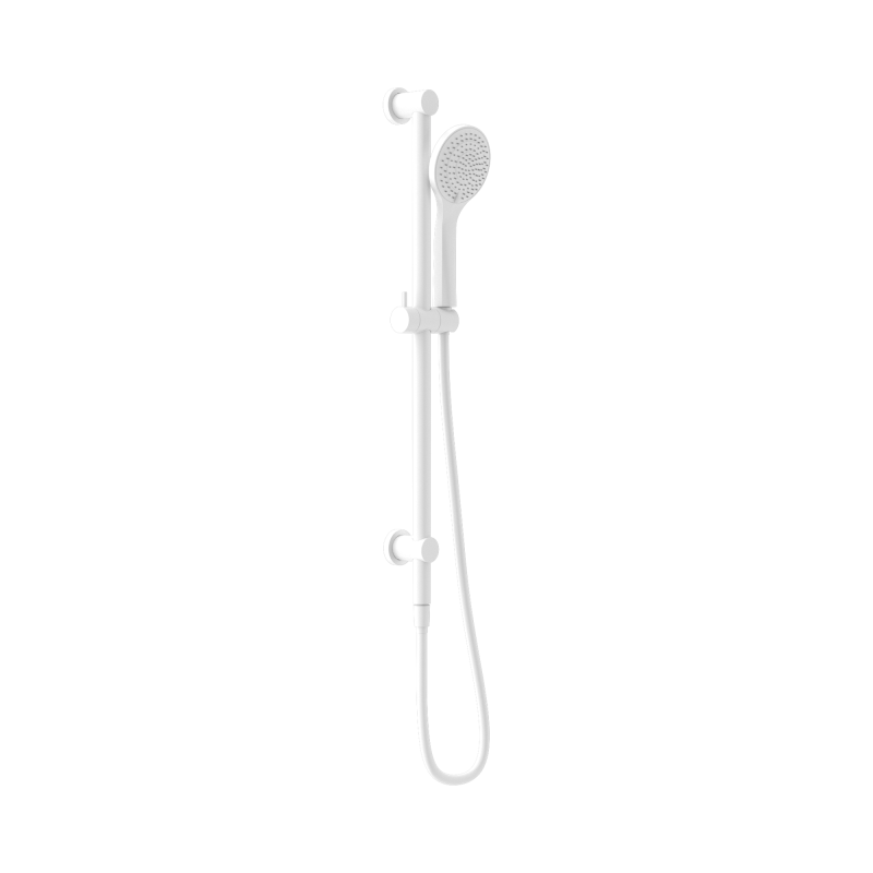 NERO MECCA SHOWER RAIL WITH AIR SHOWER MATTE WHITE NERO MECCA SHOWER RAIL WITH AIR SHOWER MATTE WHITE