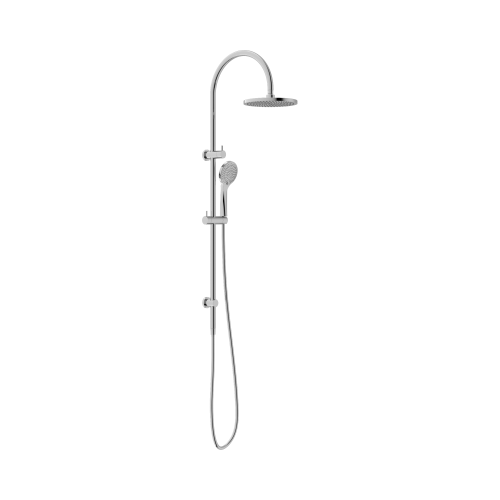 NERO MECCA TWIN SHOWER WITH AIR SHOWER CHROME