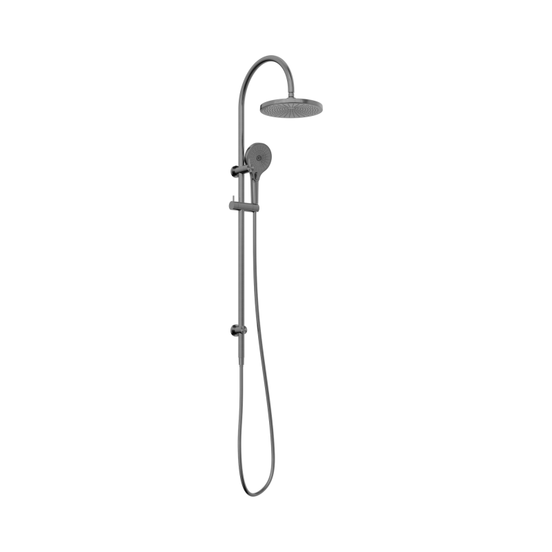 NERO MECCA TWIN SHOWER GUN METAL