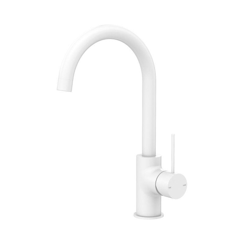 NERO MECCA KITCHEN MIXER MATTE WHITE
