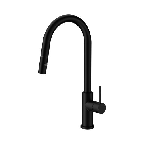 NERO MECCA PULL OUT SINK MIXER WITH VEGIE SPRAY FUNCTION MATTE BLACK