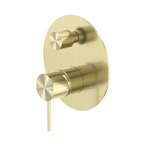 NERO MECCA SHOWER MIXER WITH DIVERTOR BRUSHED GOLD