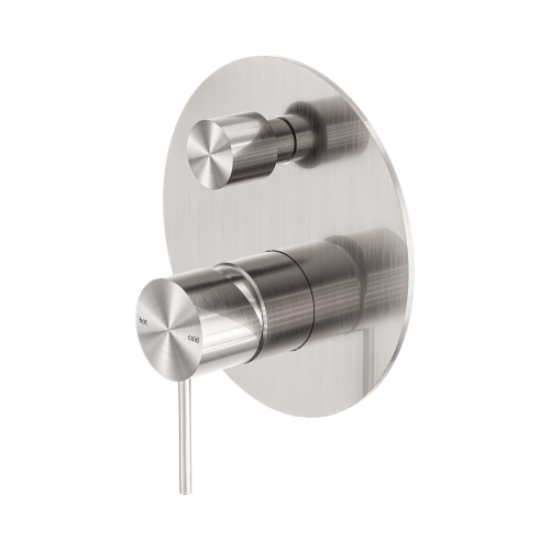 NERO MECCA SHOWER MIXER WITH DIVERTOR BRUSHED NICKEL