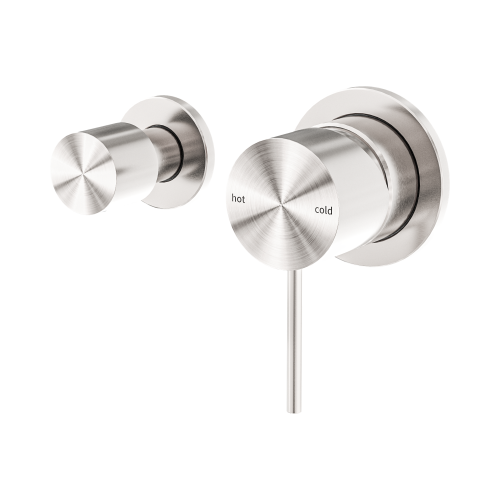 NERO MECCA SHOWER MIXER WITH HORIZONTAL 2 WAY DIVERTOR BRUSHED NICKEL