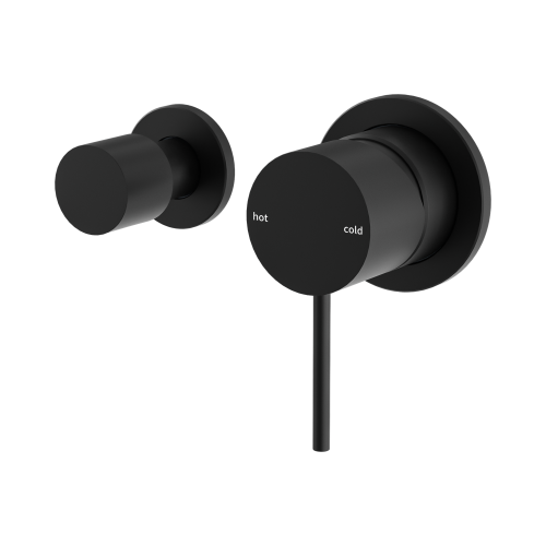 NERO MECCA SHOWER MIXER WITH HORIZONTAL 2 WAY DIVERTOR MATTE BLACK