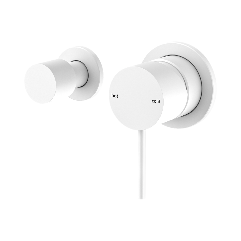 NERO MECCA SHOWER MIXER WITH HORIZONTAL 2 WAY DIVERTOR MATTE WHITE NERO MECCA SHOWER MIXER WITH HORIZONTAL 2 WAY DIVERTOR MATTE WHITE