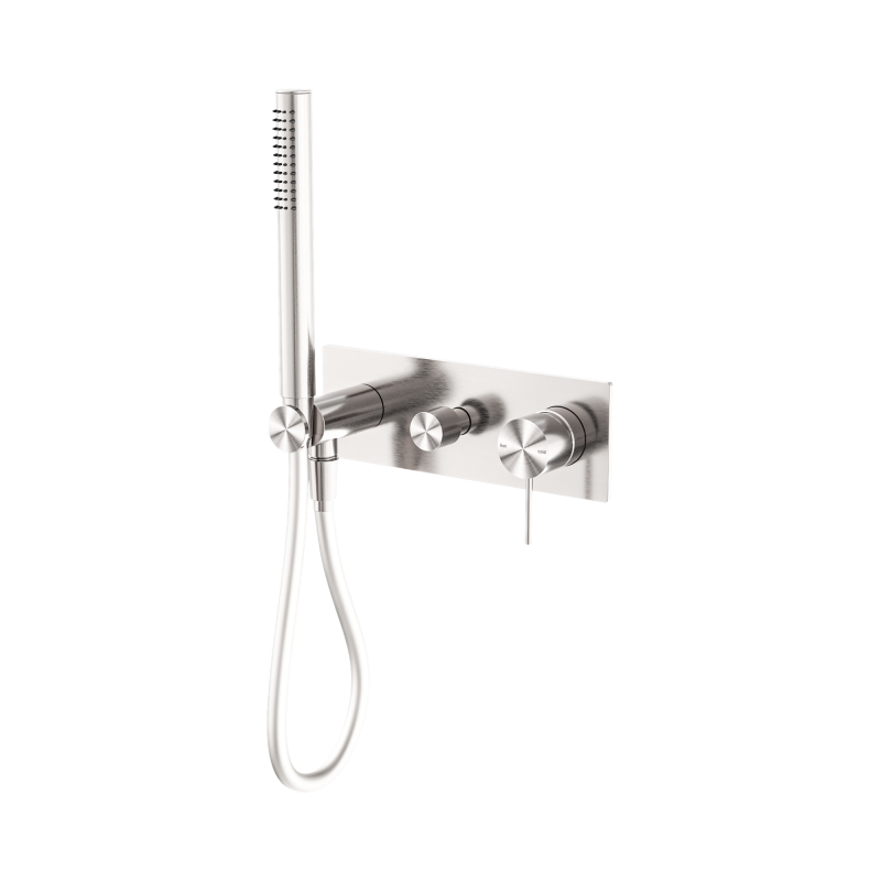 NERO MECCA SHOWER MIXER DIVERTOR SYSTEM BRUSHED NICKEL NERO MECCA SHOWER MIXER DIVERTOR SYSTEM BRUSHED NICKEL