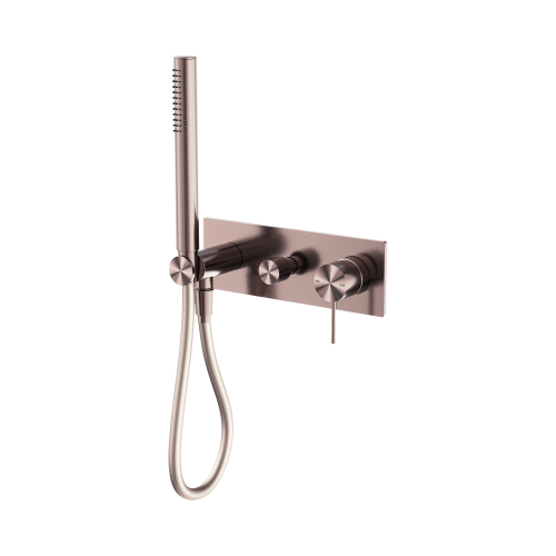 NERO MECCA SHOWER MIXER DIVERTOR SYSTEM BRUSHED BRONZE