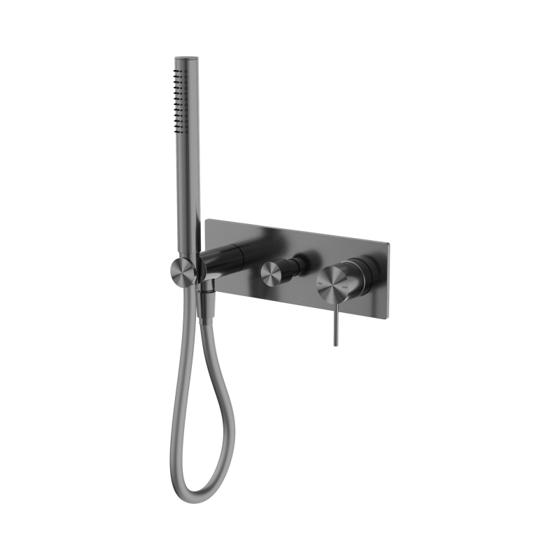 NERO MECCA SHOWER MIXER DIVERTOR SYSTEM GUN METAL NERO MECCA SHOWER MIXER DIVERTOR SYSTEM GUN METAL