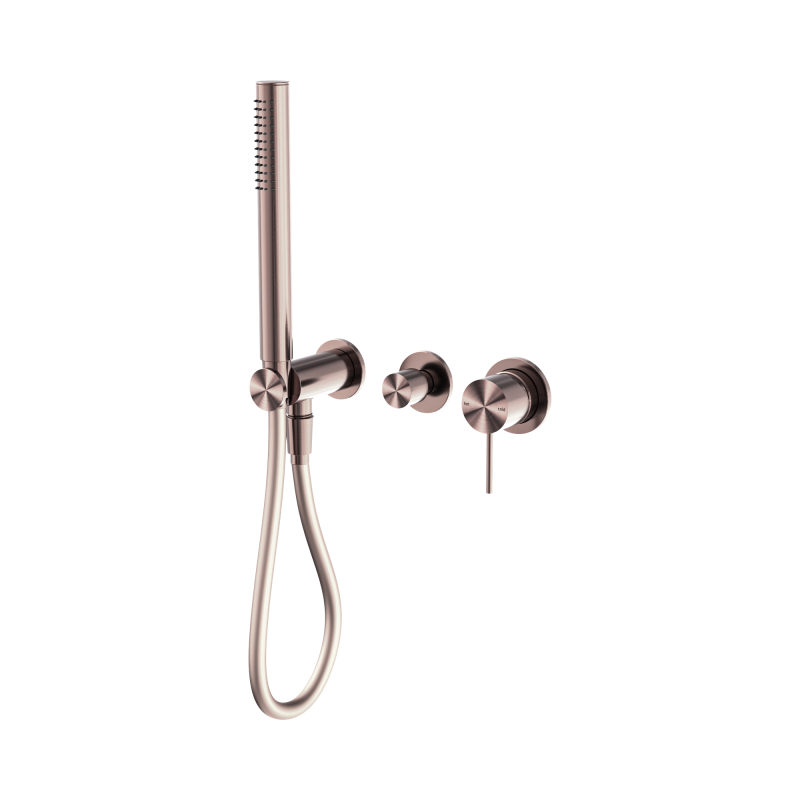 NERO MECCA SHOWER MIXER DIVERTOR SYSTEM SEPARATE BACK PLATE BRUSHED BRONZE NERO MECCA SHOWER MIXER DIVERTOR SYSTEM SEPARATE BACK PLATE BRUSHED BRONZE