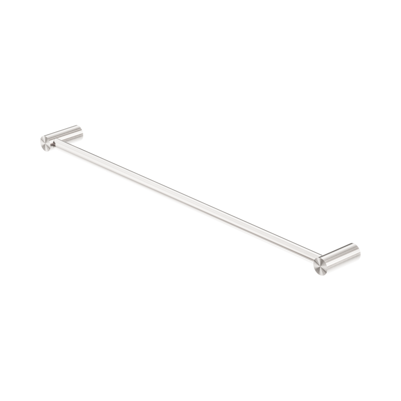 NERO NEW MECCA SINGLE TOWEL RAIL 600MM BRUSHED NICKEL NERO NEW MECCA SINGLE TOWEL RAIL 600MM BRUSHED NICKEL