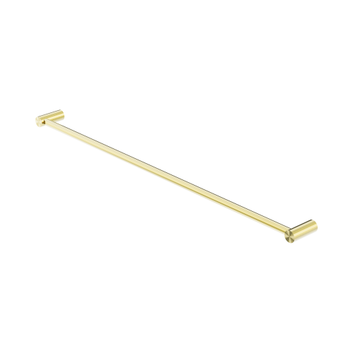 NERO NEW MECCA SINGLE TOWEL RAIL 800MM BRUSHED GOLD