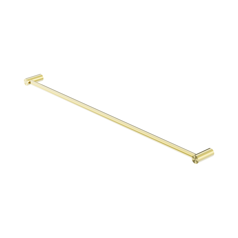 NERO NEW MECCA SINGLE TOWEL RAIL 800MM BRUSHED GOLD NERO NEW MECCA SINGLE TOWEL RAIL 800MM BRUSHED GOLD