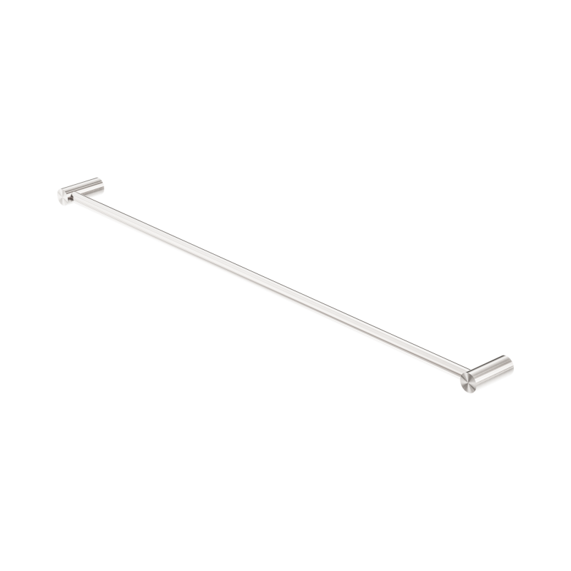 NERO NEW MECCA SINGLE TOWEL RAIL 800MM BRUSHED NICKEL NERO NEW MECCA SINGLE TOWEL RAIL 800MM BRUSHED NICKEL