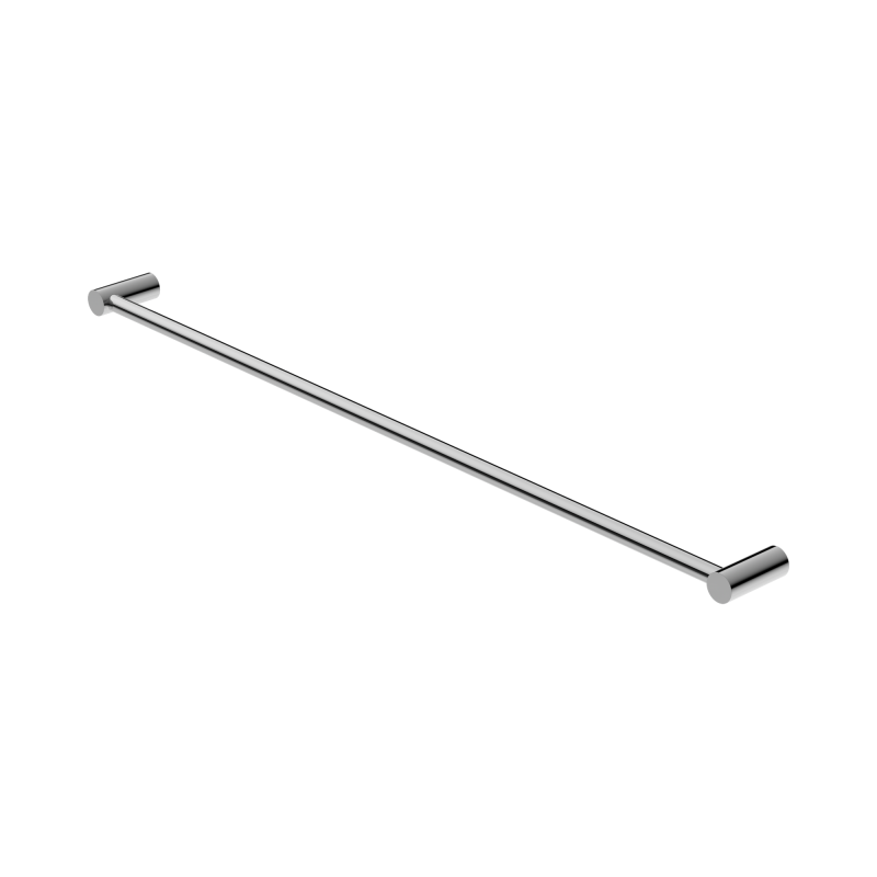 NERO NEW MECCA SINGLE TOWEL RAIL 800MM CHROME