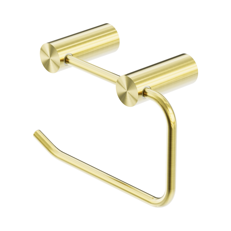 NERO NEW MECCA TOILET ROLL HOLDER BRUSHED GOLD NERO NEW MECCA TOILET ROLL HOLDER BRUSHED GOLD