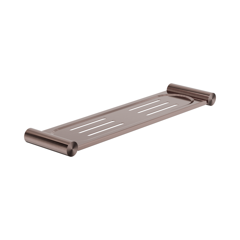 NERO NEW MECCA METAL SHOWER SHELF BRUSHED BRONZE NERO NEW MECCA METAL SHOWER SHELF BRUSHED BRONZE