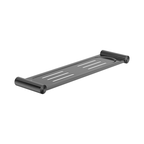NERO NEW MECCA METAL SHOWER SHELF GUN METAL 