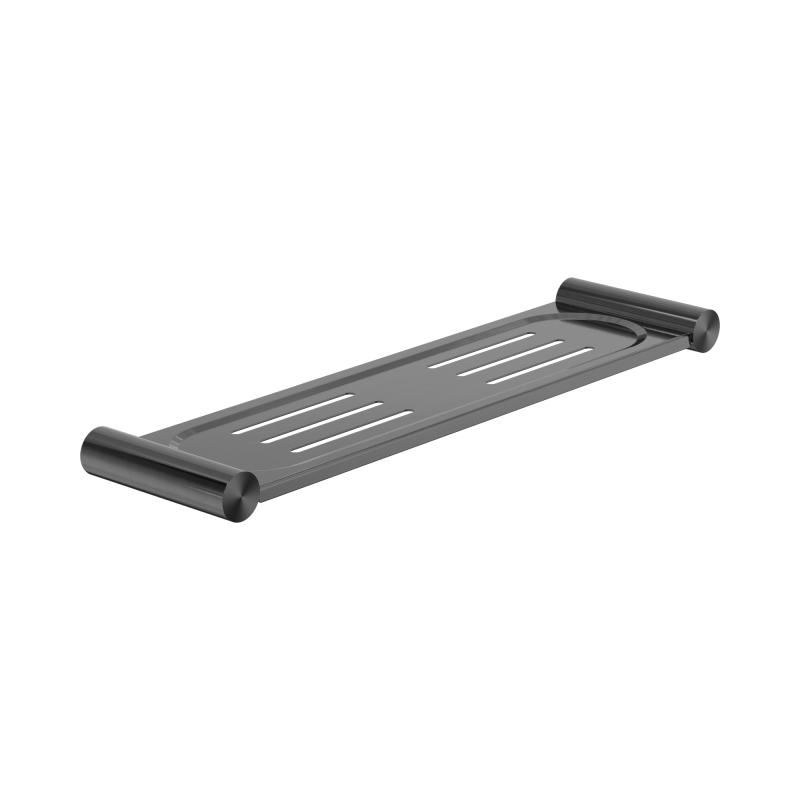 NERO NEW MECCA METAL SHOWER SHELF GUN METAL NERO NEW MECCA METAL SHOWER SHELF GUN METAL