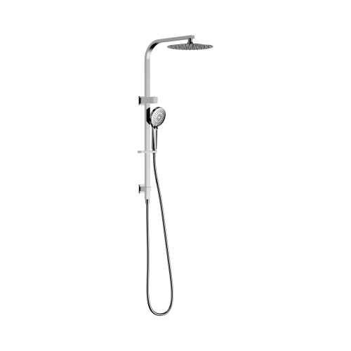 NERO BIANCA TWIN SHOWER CHROME