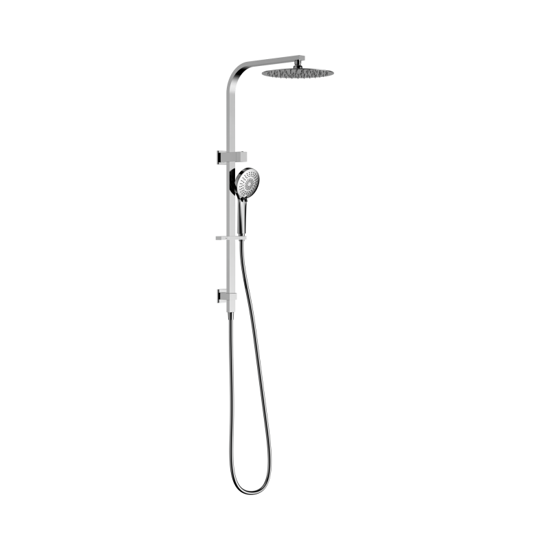NERO BIANCA TWIN SHOWER CHROME