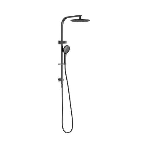 NERO BIANCA TWIN SHOWER GUN METAL