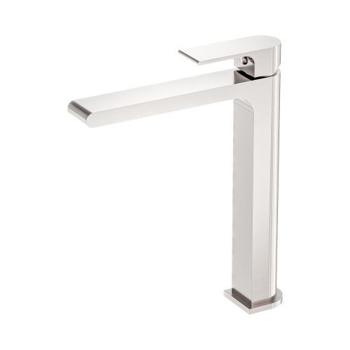 NERO BIANCA TALL BASIN MIXER BRUSHED NICKEL