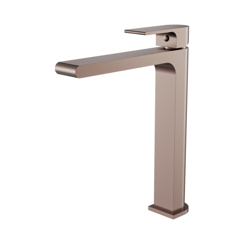 NERO BIANCA TALL BASIN MIXER BRUSHED BRONZE