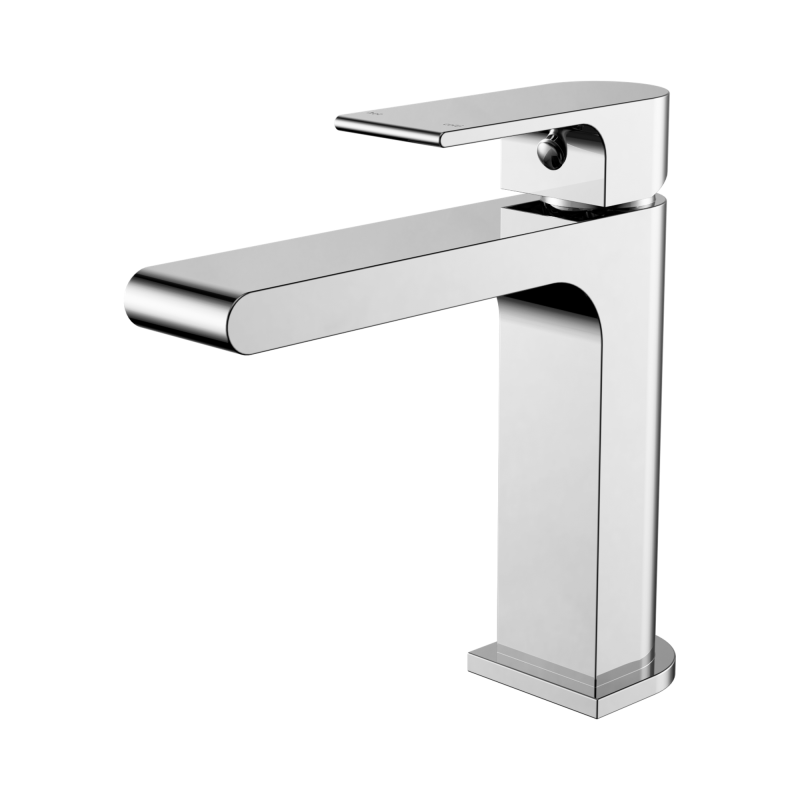 NERO BIANCA BASIN MIXER STRAIGHT SPOUT CHROME NERO BIANCA BASIN MIXER STRAIGHT SPOUT CHROME