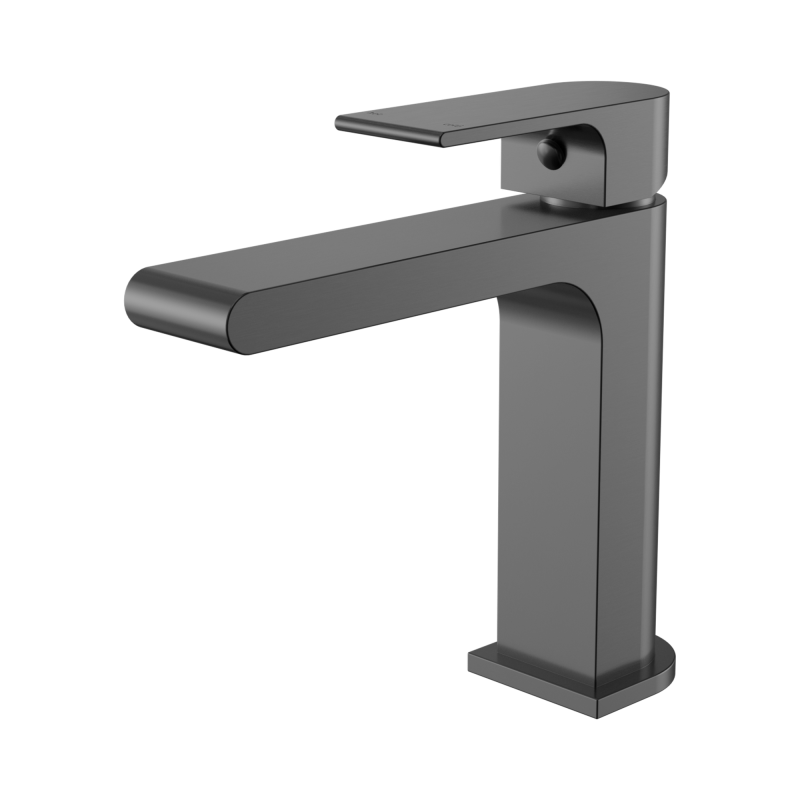 NERO BIANCA BASIN MIXER STRAIGHT SPOUT GUN METAL NERO BIANCA BASIN MIXER STRAIGHT SPOUT GUN METAL