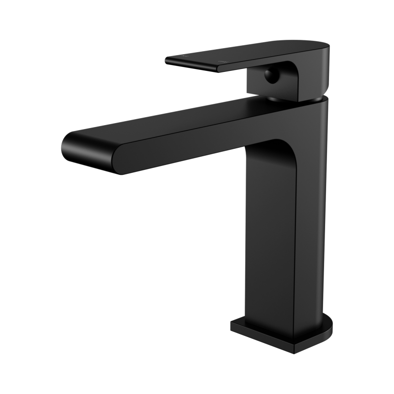 NERO BIANCA BASIN MIXER STRAIGHT SPOUT MATTE BLACK NERO BIANCA BASIN MIXER STRAIGHT SPOUT MATTE BLACK