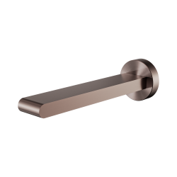 NERO BIANCA FIXED BATH SPOUT ONLY 200MM BRUSHED BRONZE