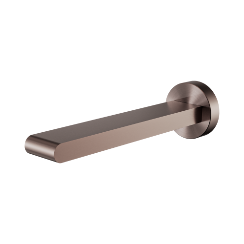 NERO BIANCA FIXED BATH SPOUT ONLY 200MM BRUSHED BRONZE