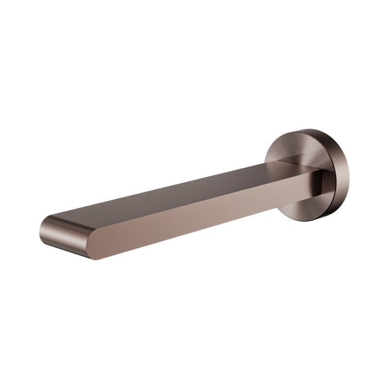 NERO BIANCA FIXED BATH SPOUT ONLY 200MM BRUSHED BRONZE NERO BIANCA FIXED BATH SPOUT ONLY 200MM BRUSHED BRONZE
