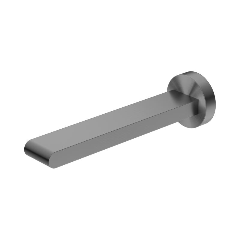 NERO BIANCA FIXED BATH SPOUT ONLY 200MM GUN METAL NERO BIANCA FIXED BATH SPOUT ONLY 200MM GUN METAL
