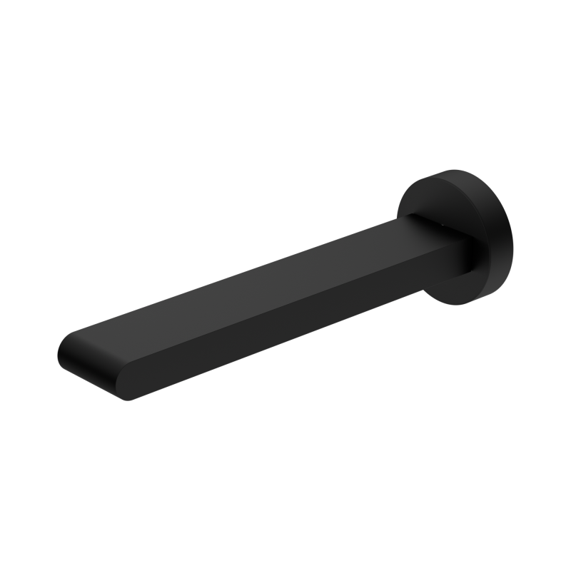NERO BIANCA FIXED BATH SPOUT ONLY 200MM MATTE BLACK NERO BIANCA FIXED BATH SPOUT ONLY 200MM MATTE BLACK