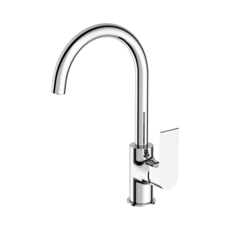 NERO BIANCA KITCHEN MIXER GOOSENECK SPOUT CHROME NERO BIANCA KITCHEN MIXER GOOSENECK SPOUT CHROME