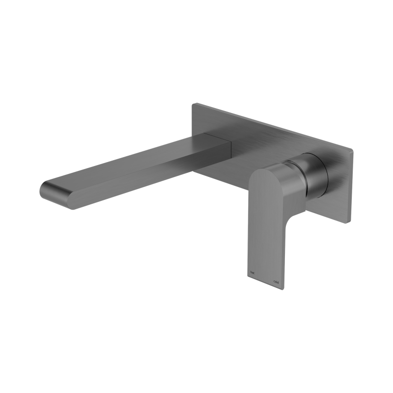 NERO BIANCA WALL BASIN/BATH MIXER 187MM GUN METAL NERO BIANCA WALL BASIN/BATH MIXER 187MM GUN METAL